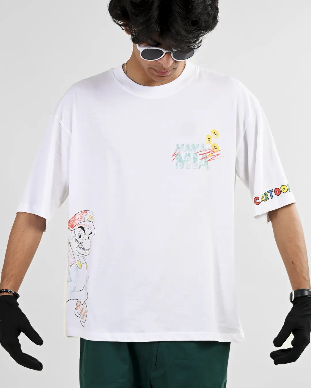 Mario Men Oversized T-shirt cartoonpantii