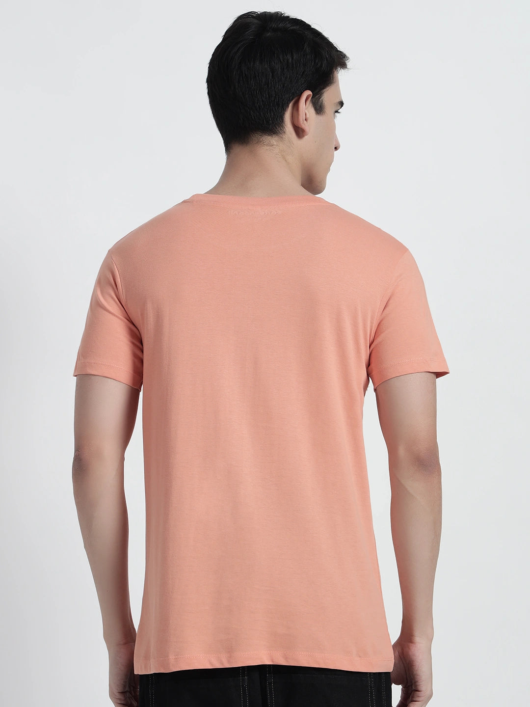 orange plain t-shirt by cartoonpanti india