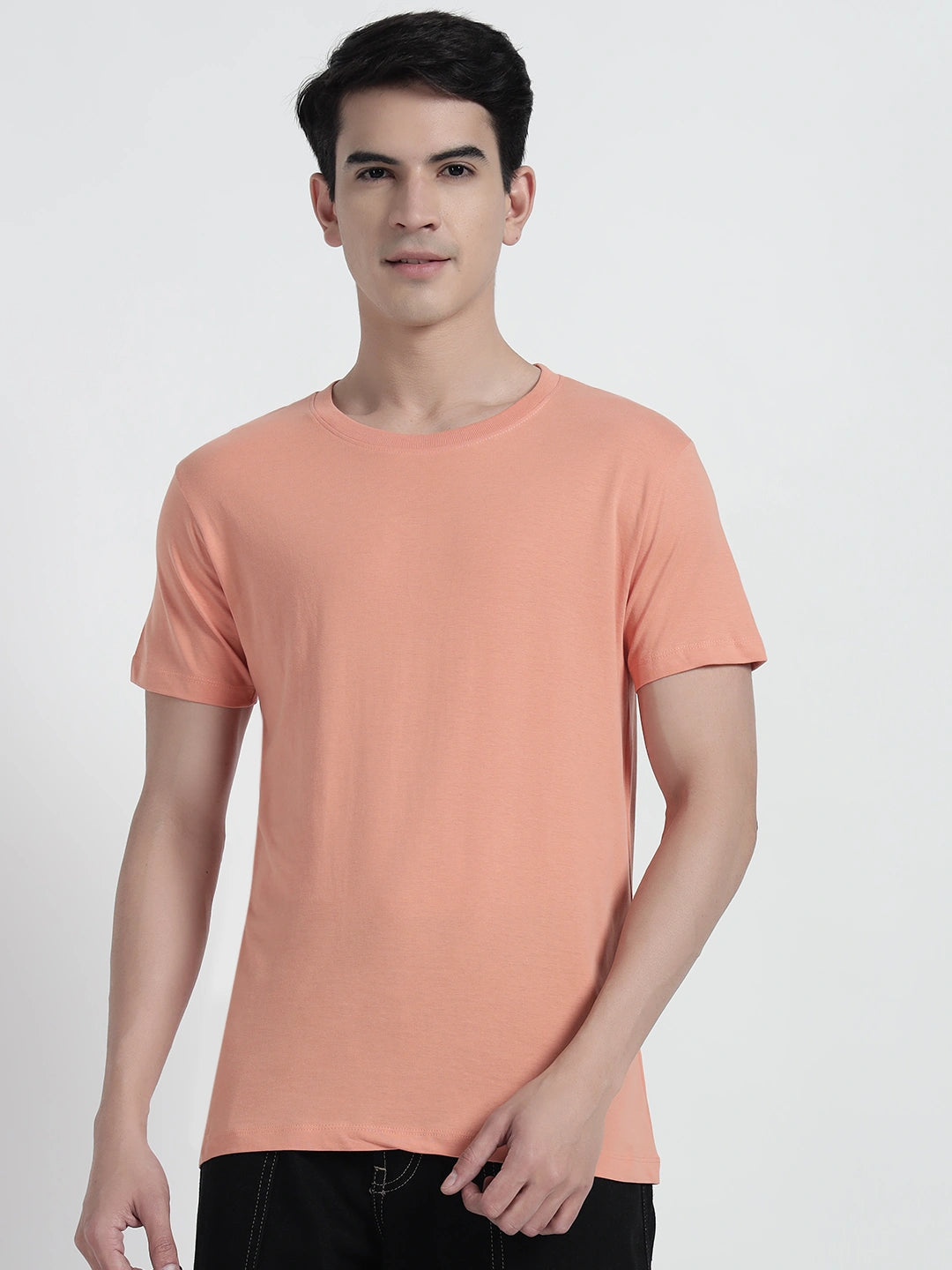 orange plain t-shirt by cartoonpanti india