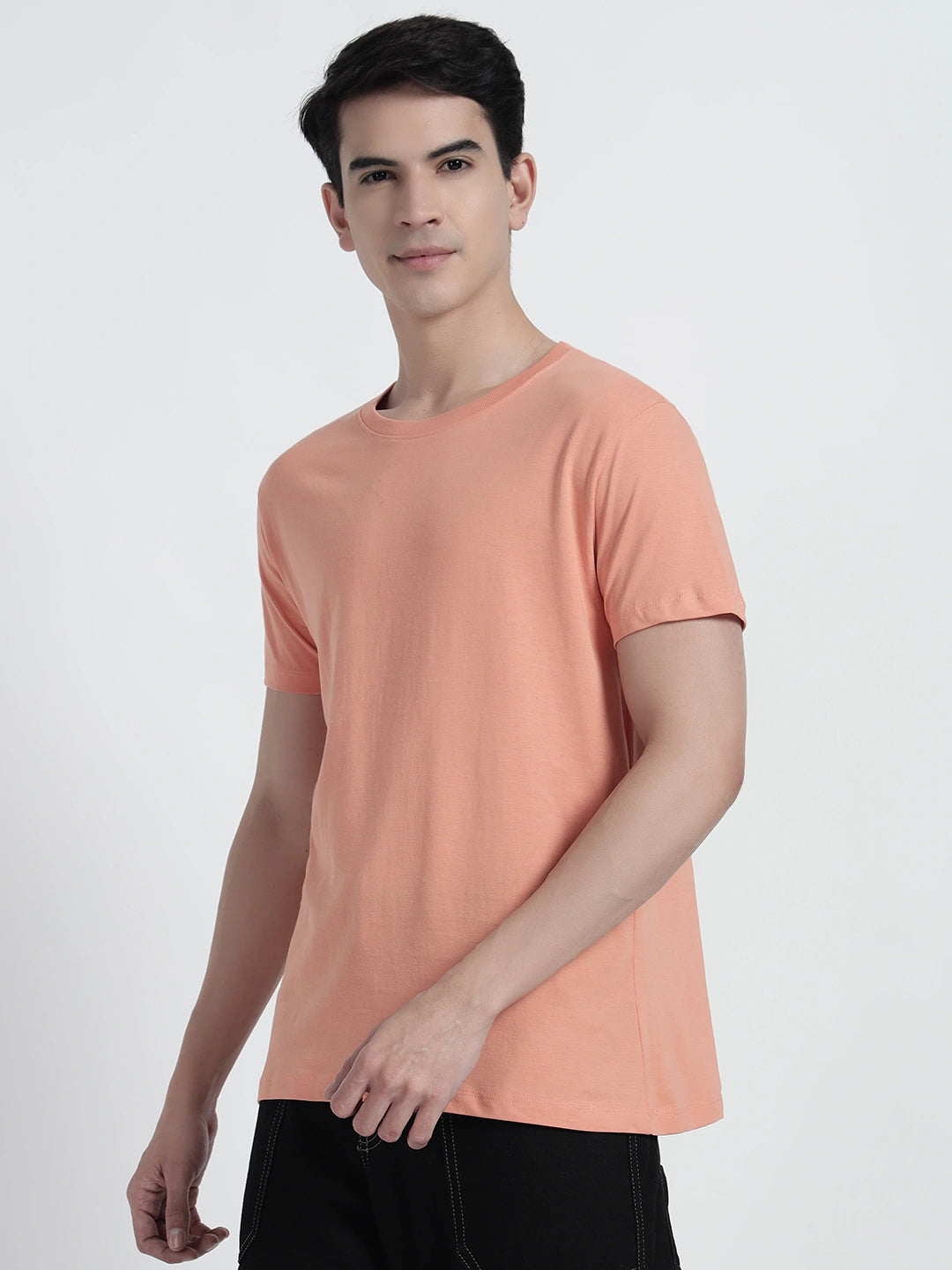 orange plain t-shirt by cartoonpanti india