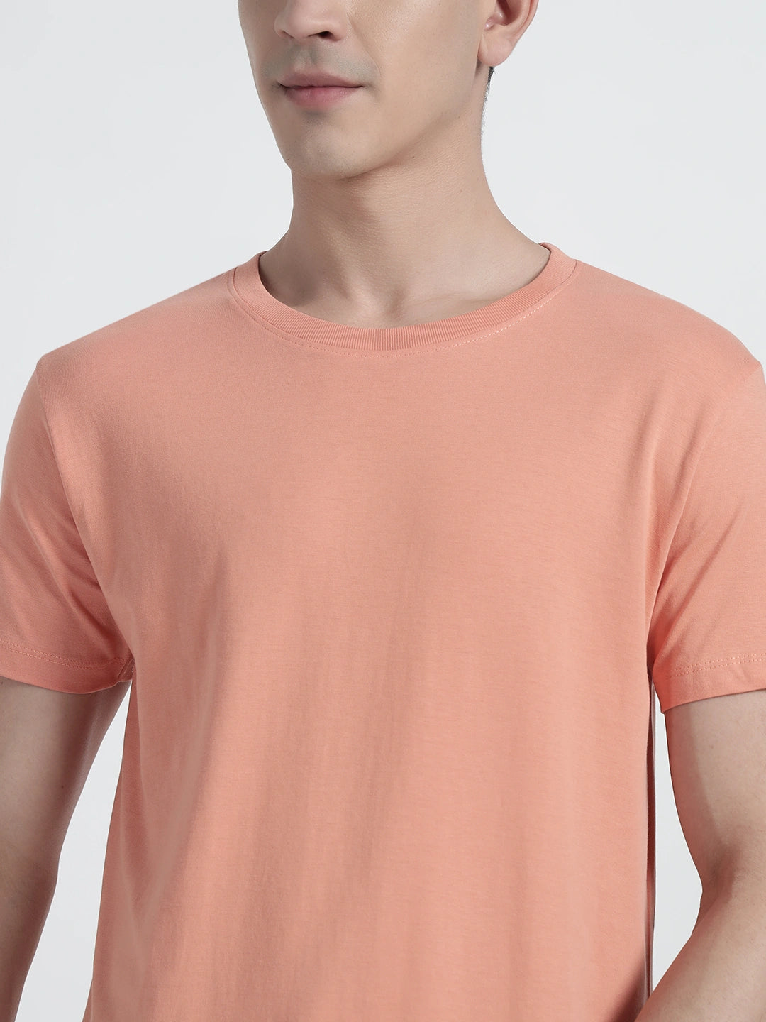 orange plain t-shirt by caartoonpanti india