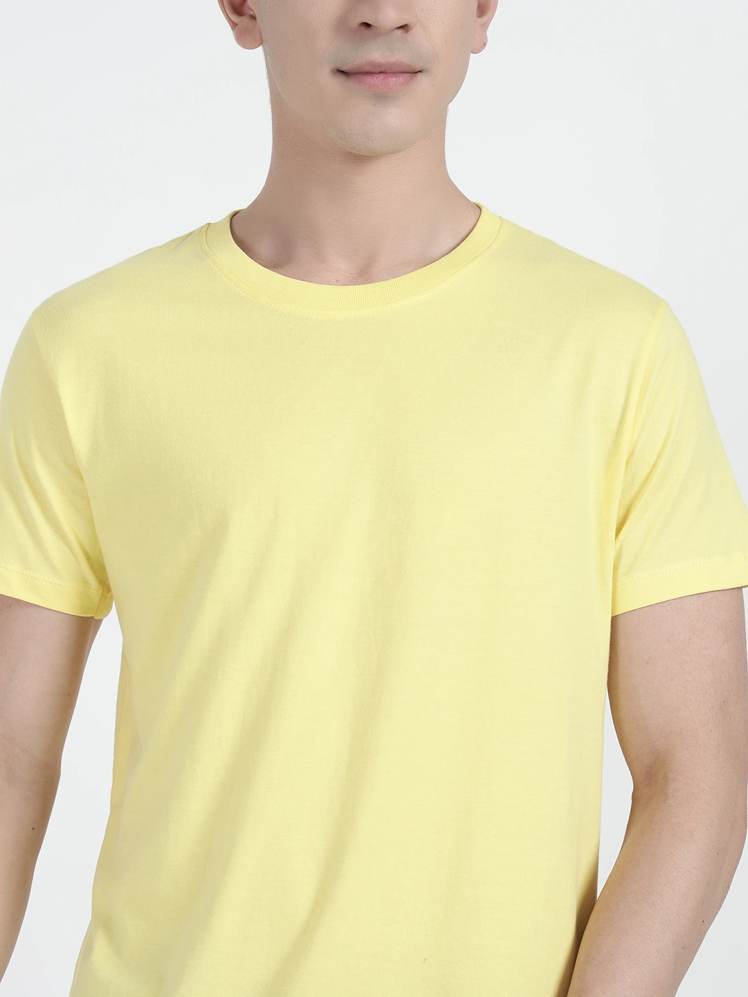  sky yellow plain T-shirt vy cartoonpanti india