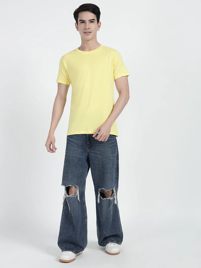 Yellow Plain T-shirt